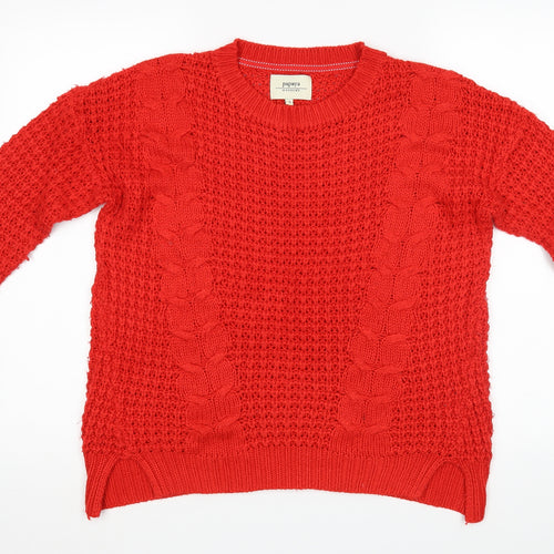 Matalan Womens Red   Pullover Jumper Size S