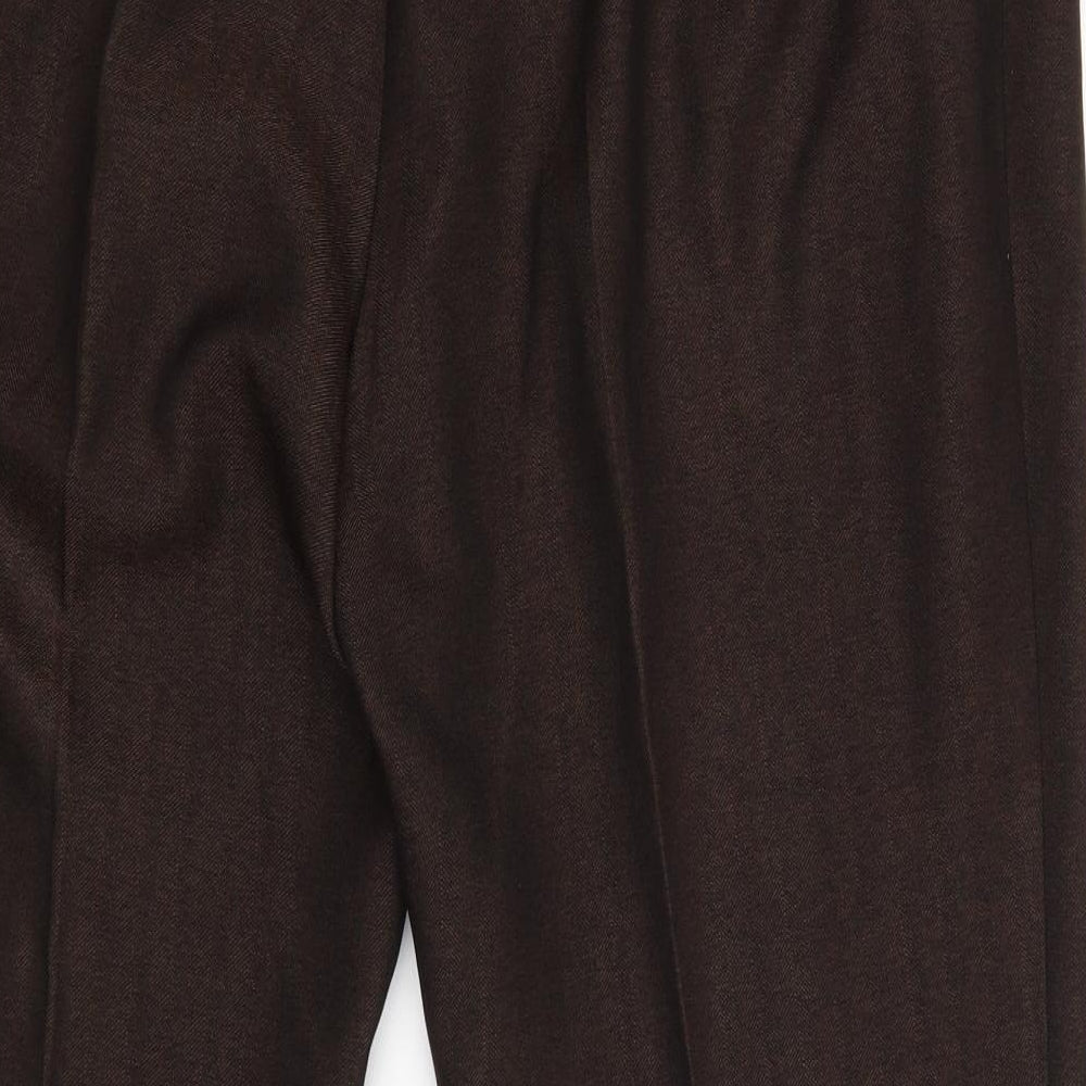 M&S Womens Brown   Trousers  Size 18 L26 in - Short