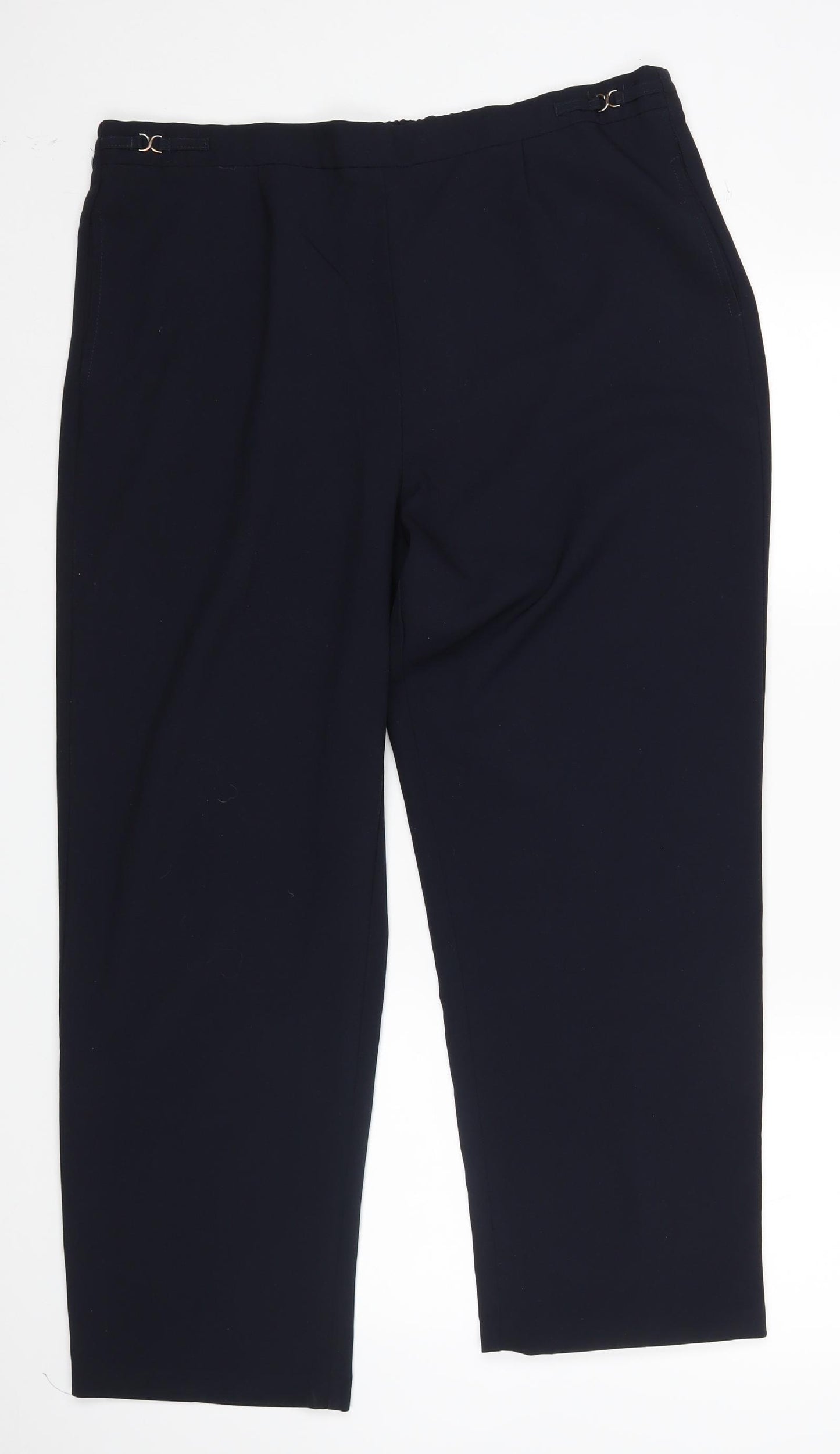 BM Womens Blue   Dress Pants Trousers Size 16 L27 in