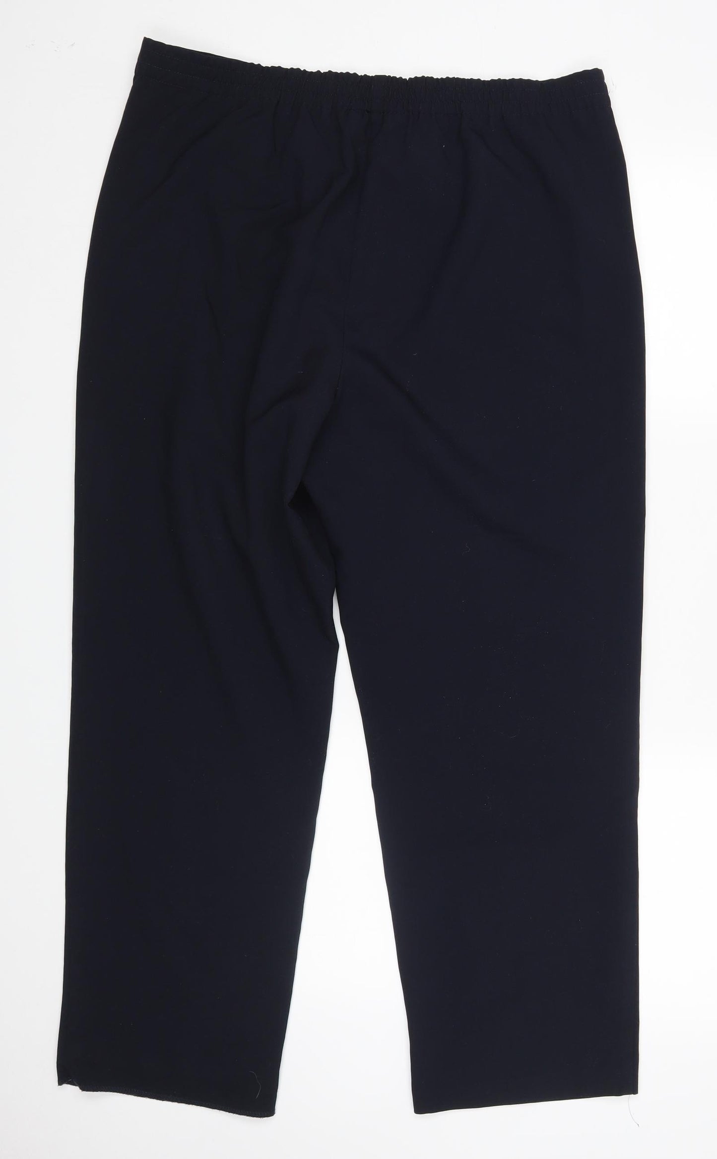 BM Womens Blue   Dress Pants Trousers Size 16 L27 in