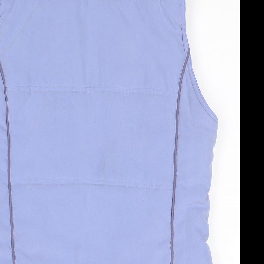Puffa Womens Blue   Gilet Coatigan Size 12