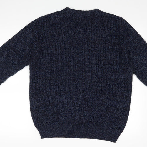 Sandstone & Co Men Mens Blue   Pullover Jumper Size M