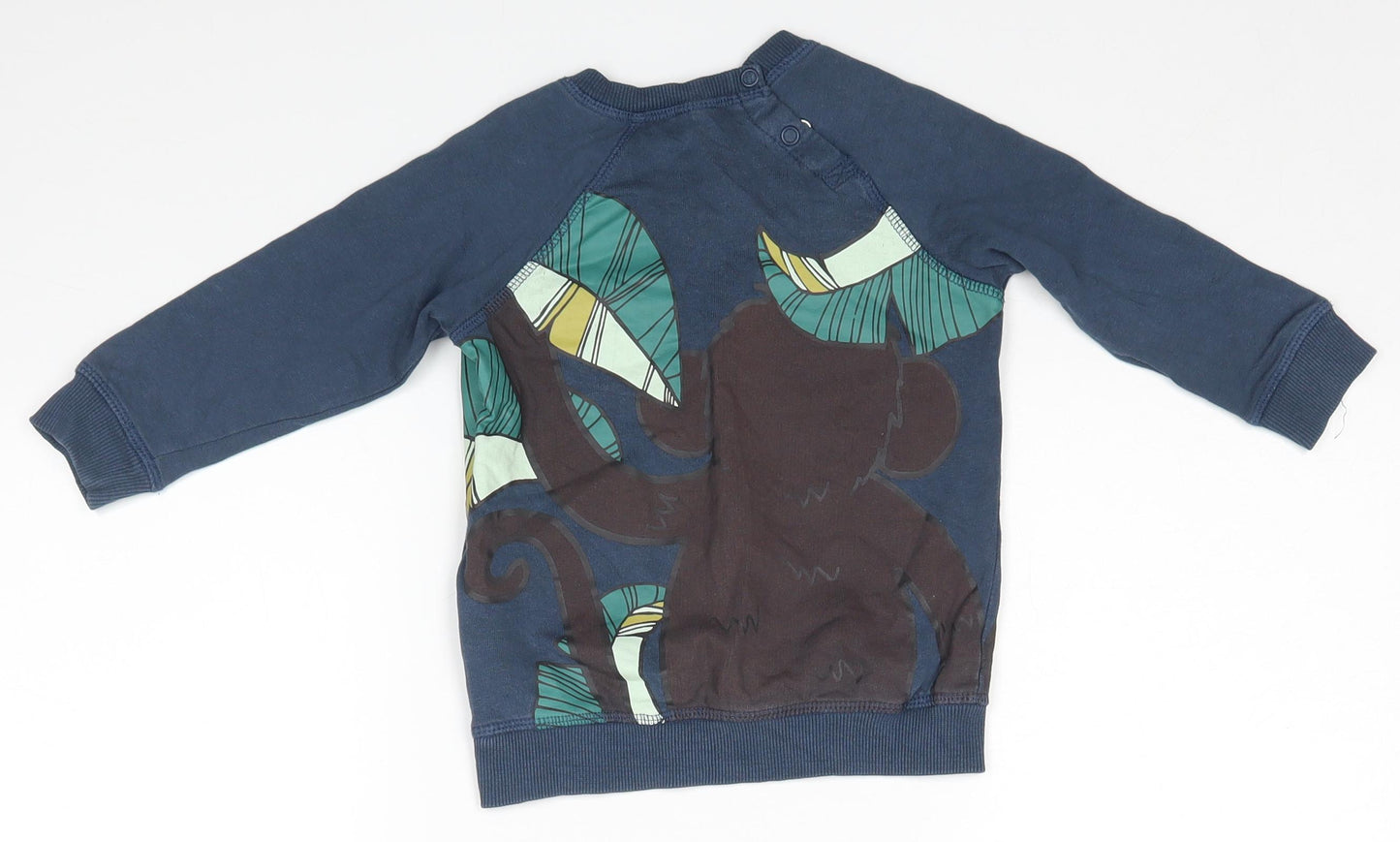 H&M Baby Blue   Basic Casual Size 18-24 Months  - Monkey
