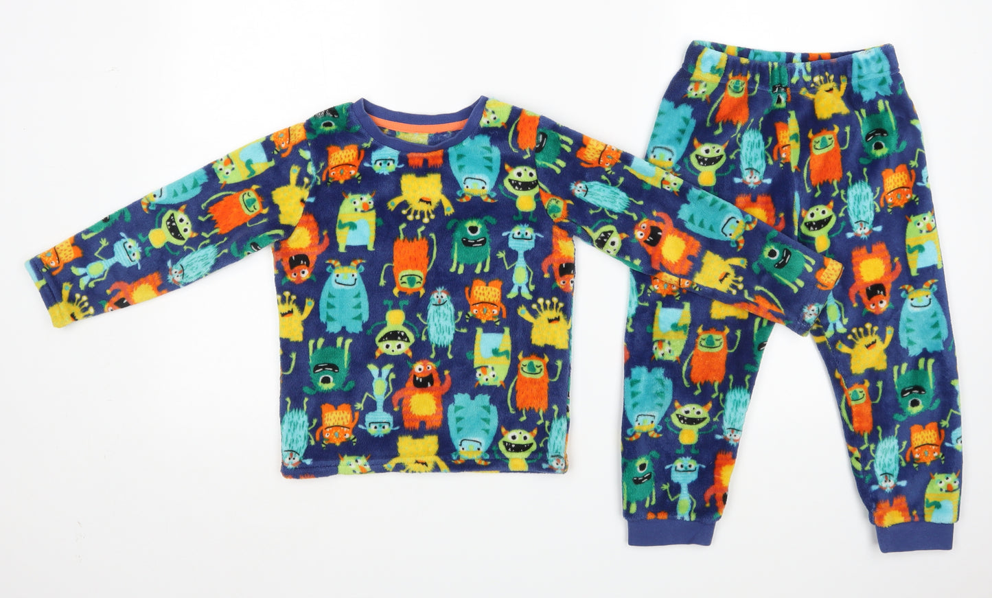Nutmeg Boys Multicoloured Solid   Pyjama Set Size 3-4 Years