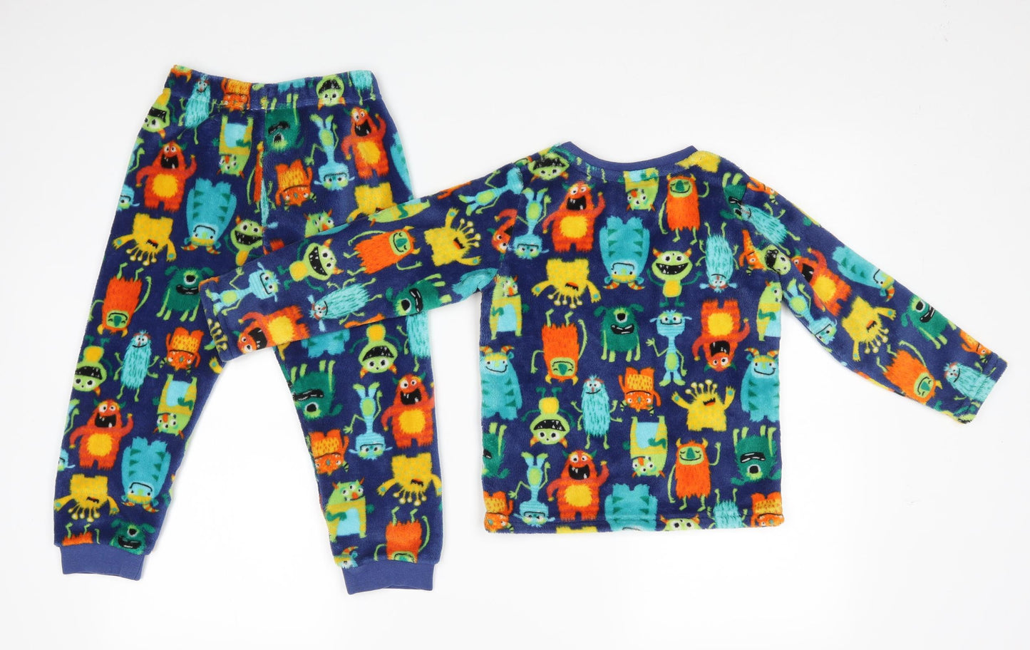Nutmeg Boys Multicoloured Solid   Pyjama Set Size 3-4 Years