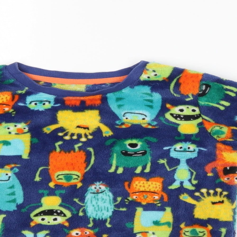 Nutmeg Boys Multicoloured Solid   Pyjama Set Size 3-4 Years