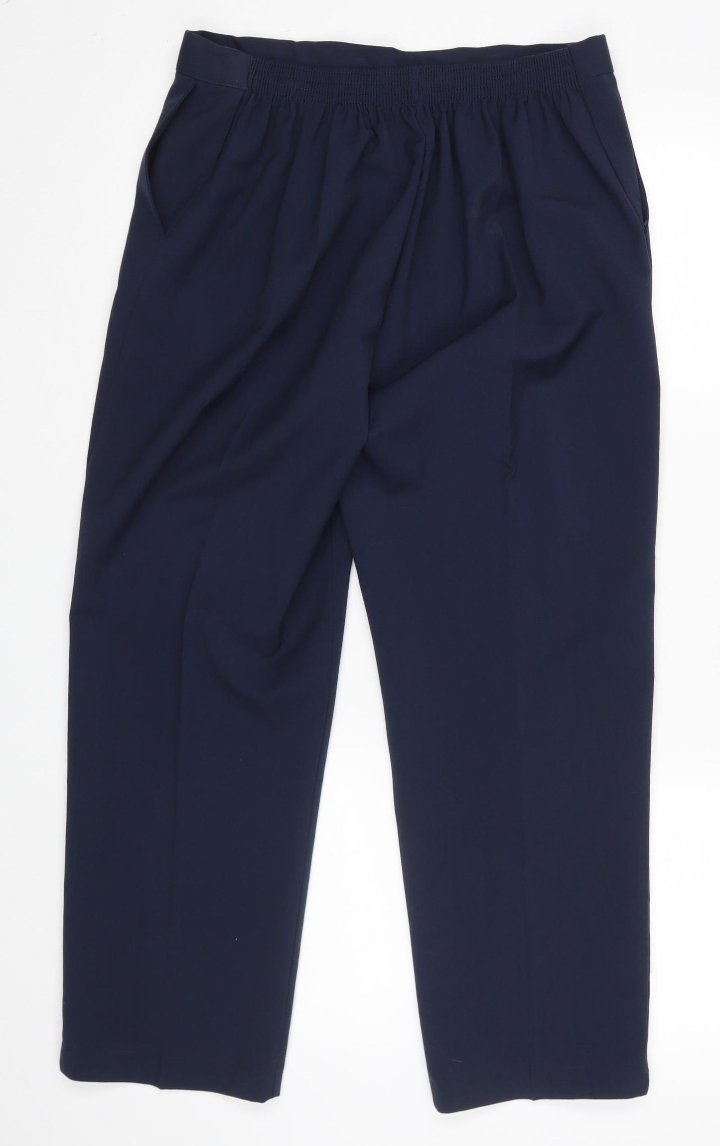 Preworn Womens Blue   Dress Pants Trousers Size 18 L25 in