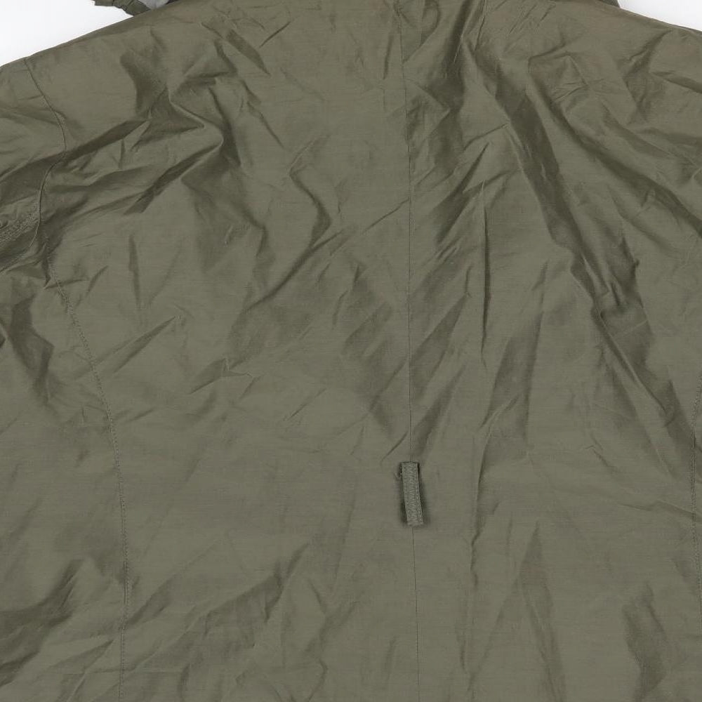 M&S Womens Green   Rain Coat Coat Size 22