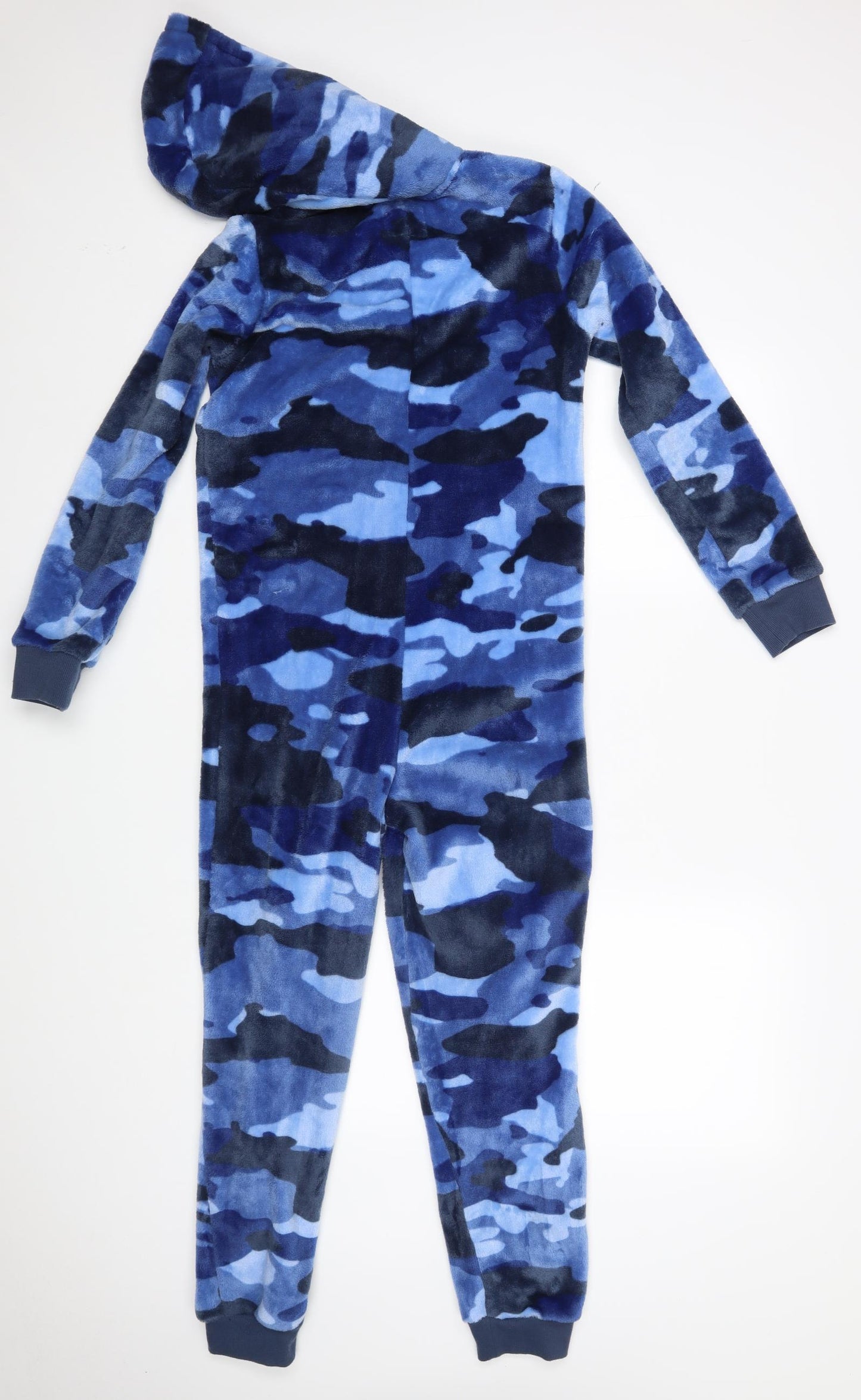 F&F Boys Blue Solid   One Piece Size 11-12 Years
