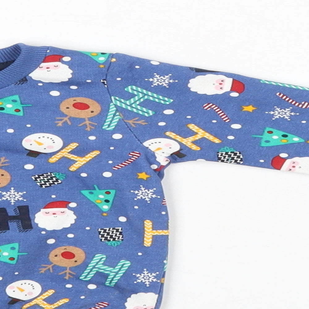 Matalan Baby Multicoloured Solid   Pyjama Pants Size 3-6 Months  - Seasonal Christmas Festive Holiday