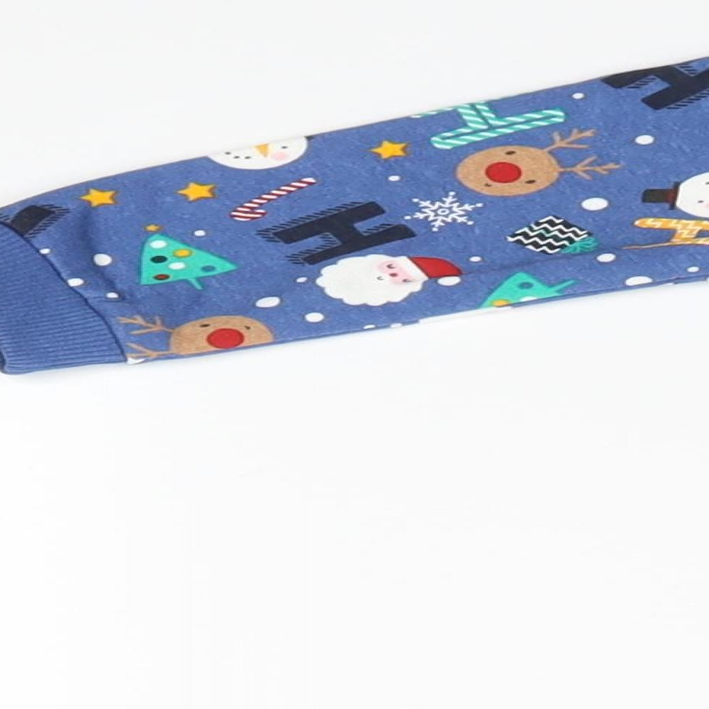 Matalan Baby Multicoloured Solid   Pyjama Pants Size 3-6 Months  - Seasonal Christmas Festive Holiday