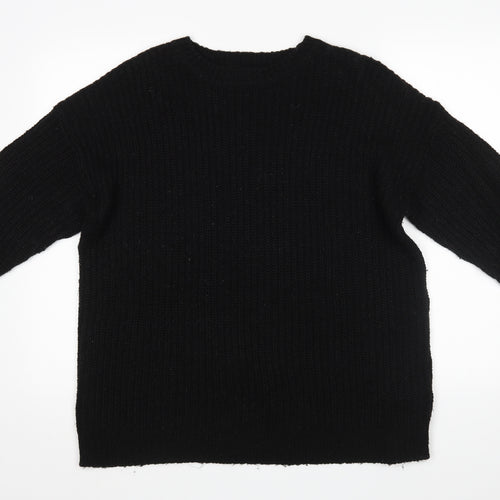 New Look Womens Black   Pullover Jumper Size M