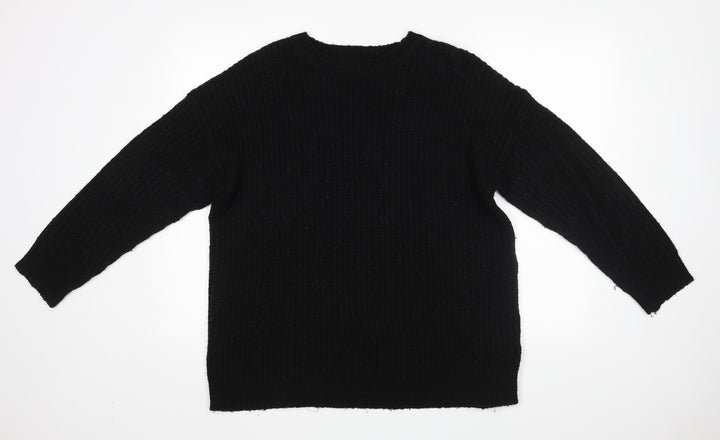 New Look Womens Black   Pullover Jumper Size M