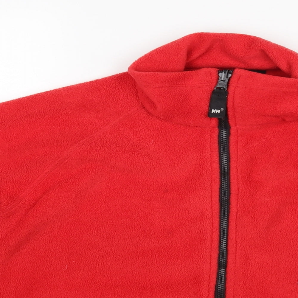 Helly Hansen Mens Red   Full Zip Jumper Size XS