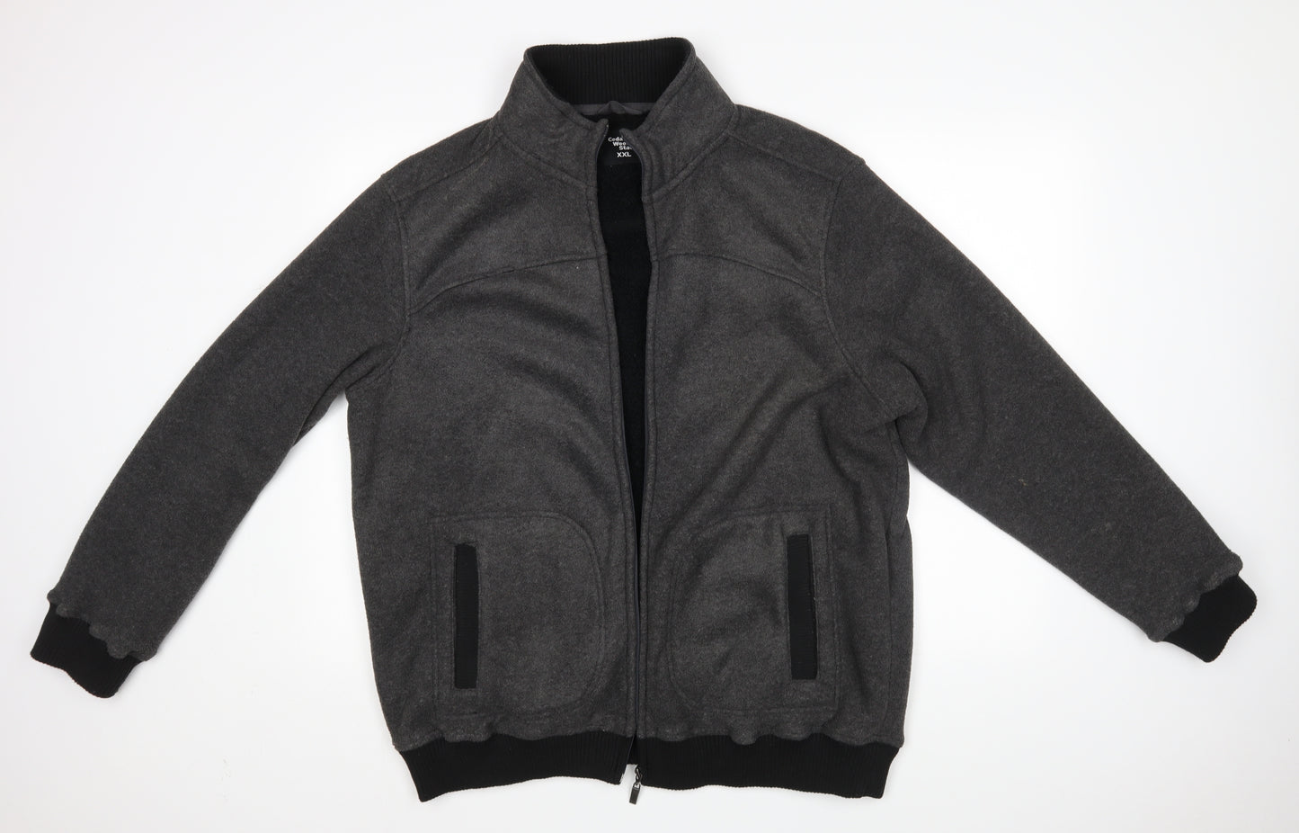 Primark Mens Grey   Full Zip Jumper Size 2XL
