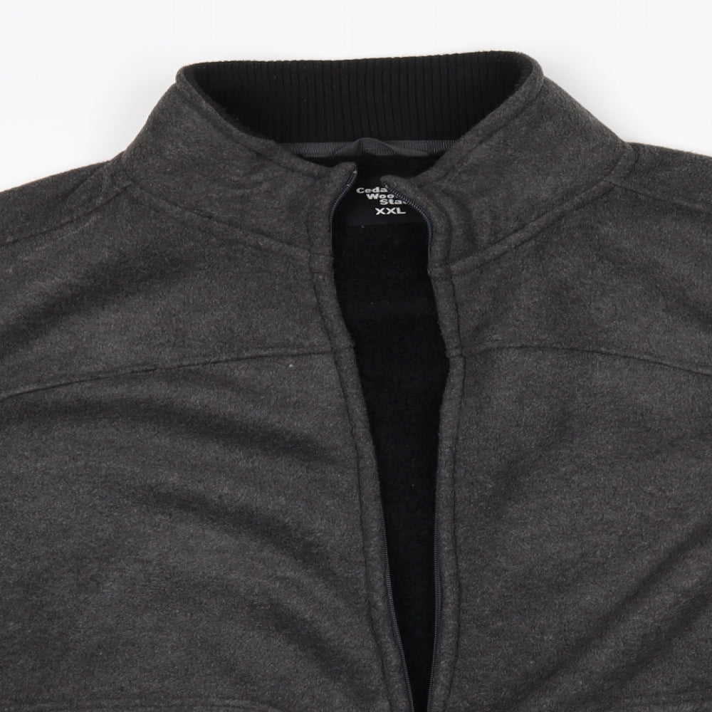 Primark Mens Grey   Full Zip Jumper Size 2XL