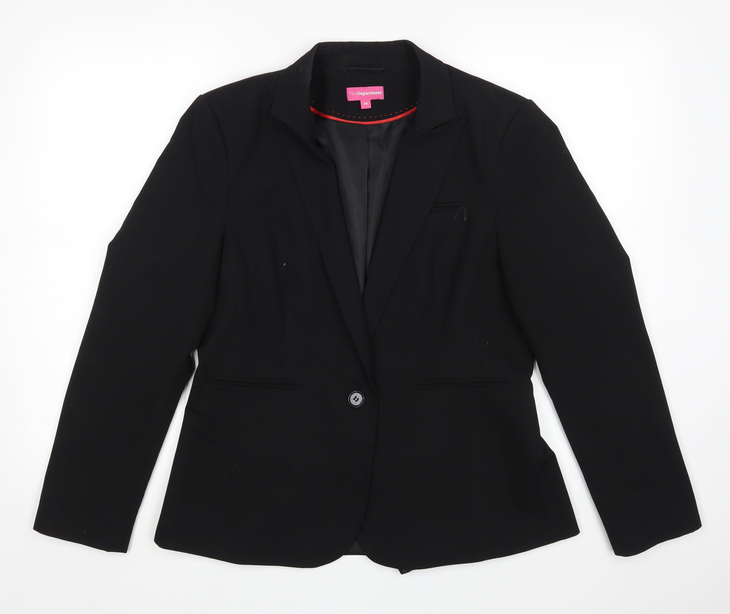 The Department Womens Black   Jacket Blazer Size 16