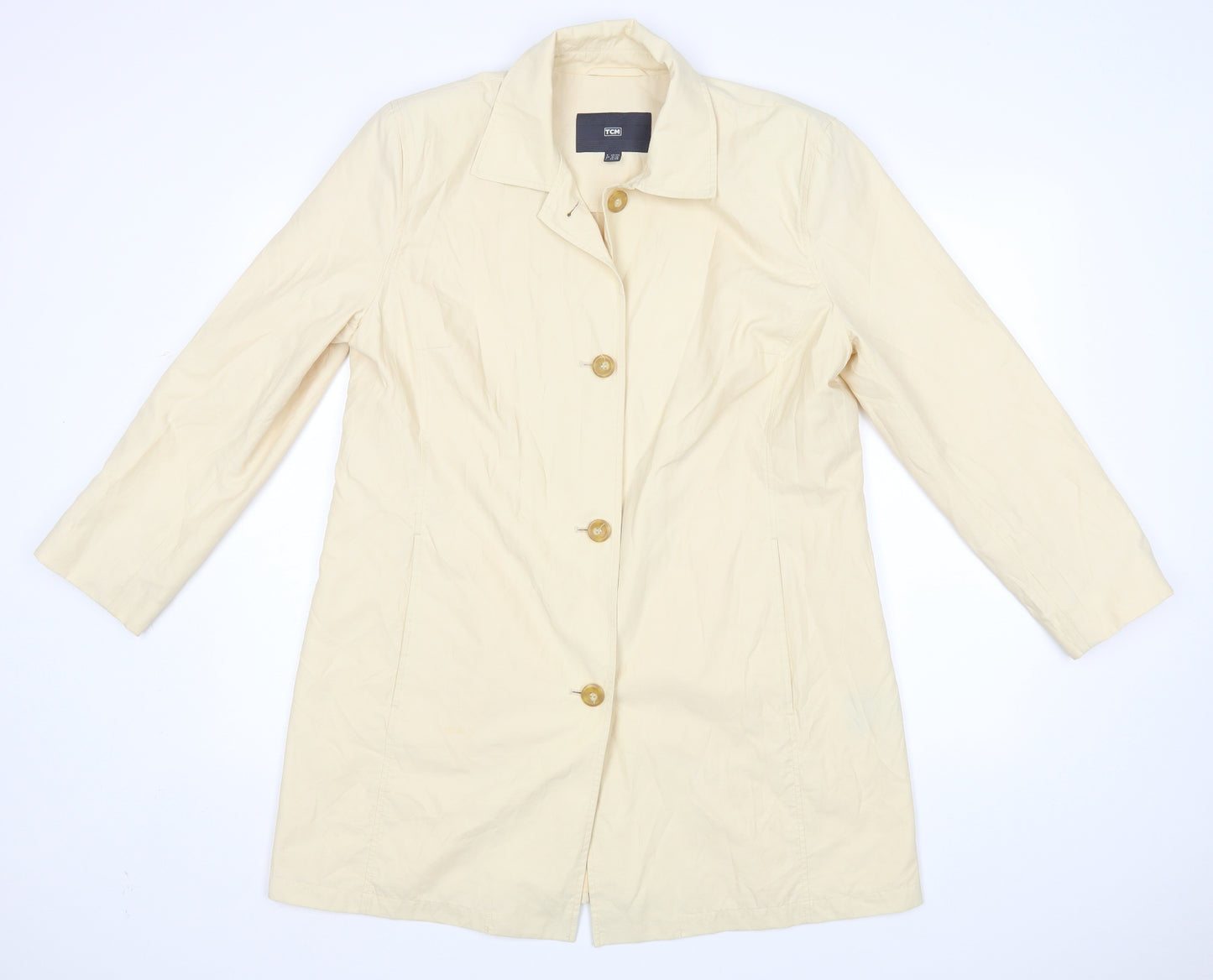 TCM Womens Yellow   Parka Coat Size 16