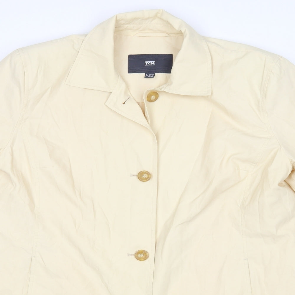 TCM Womens Yellow   Parka Coat Size 16