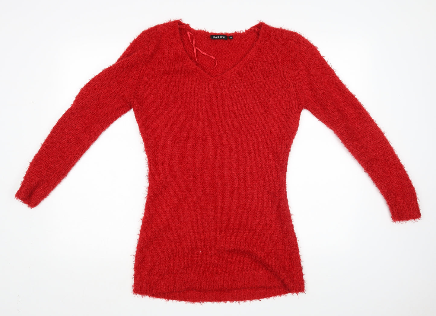 Brave Soul Womens Red   Jumper Dress  Size 12