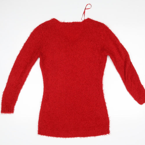Brave Soul Womens Red   Jumper Dress  Size 12
