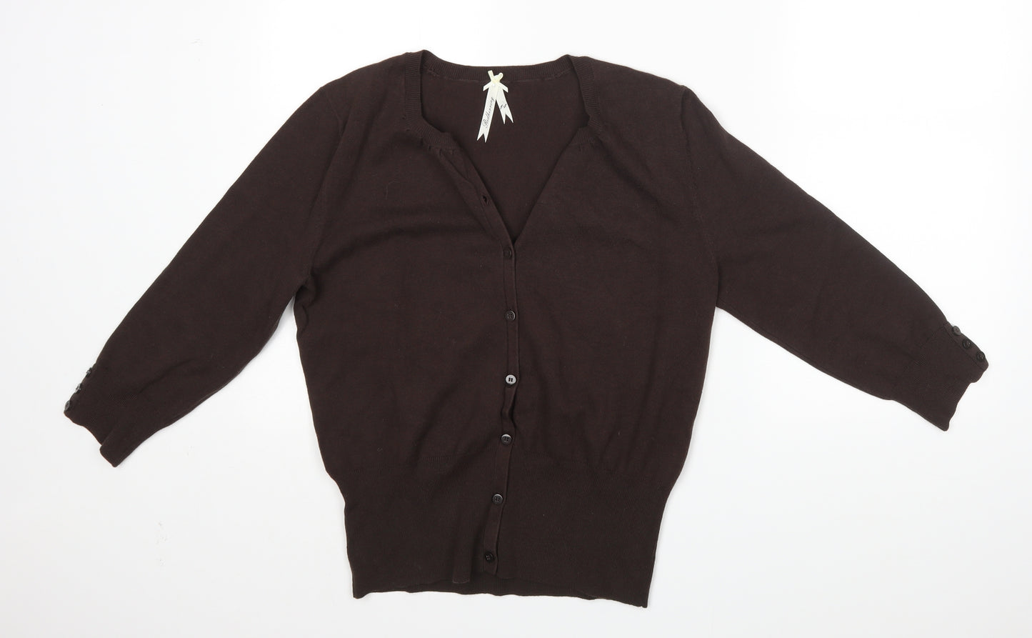 Redherring Womens Brown   Cardigan Jumper Size 14