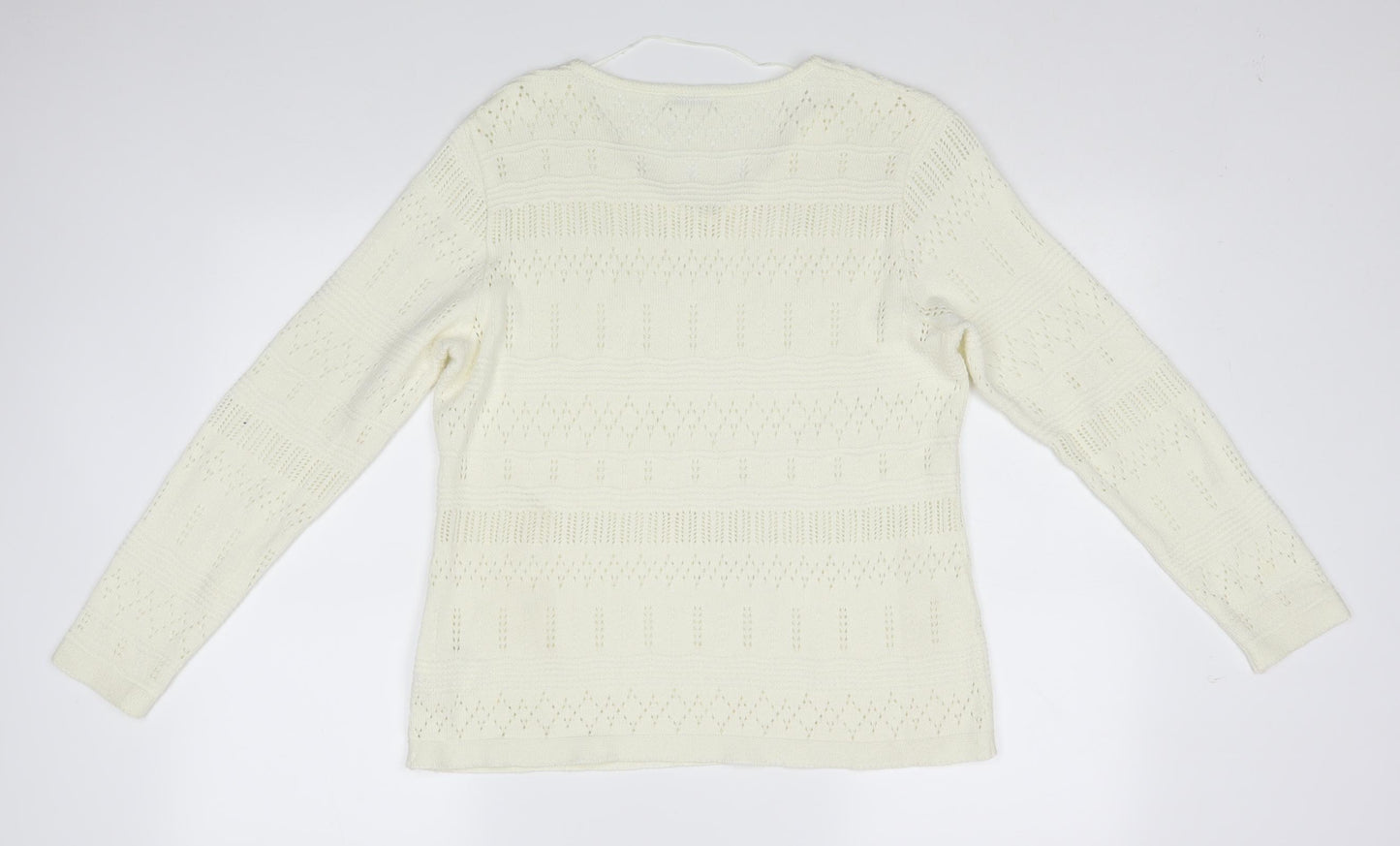 Damart Womens Ivory   Pullover Jumper Size 14