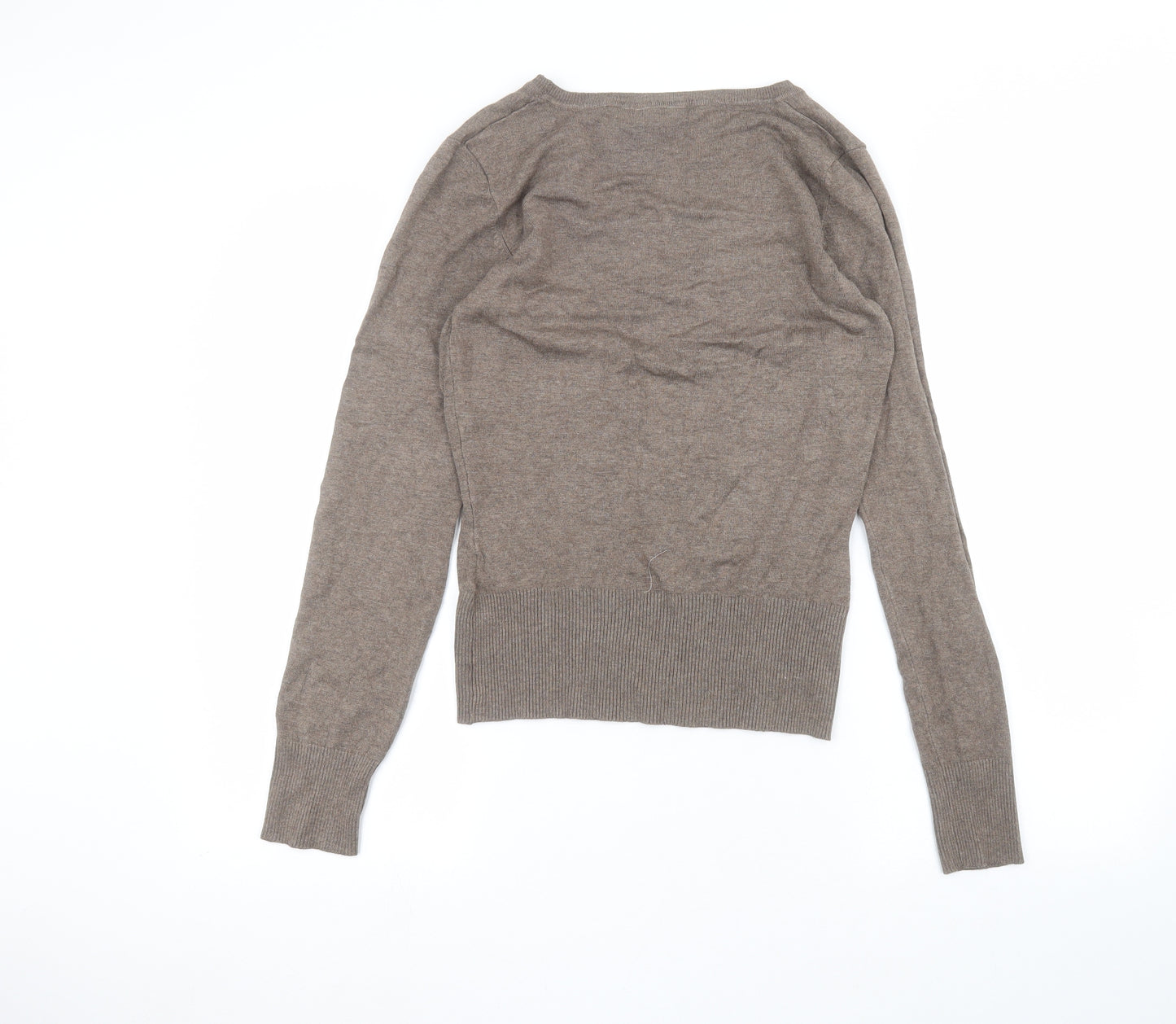 New Look Womens Brown   Basic T-Shirt Size 12