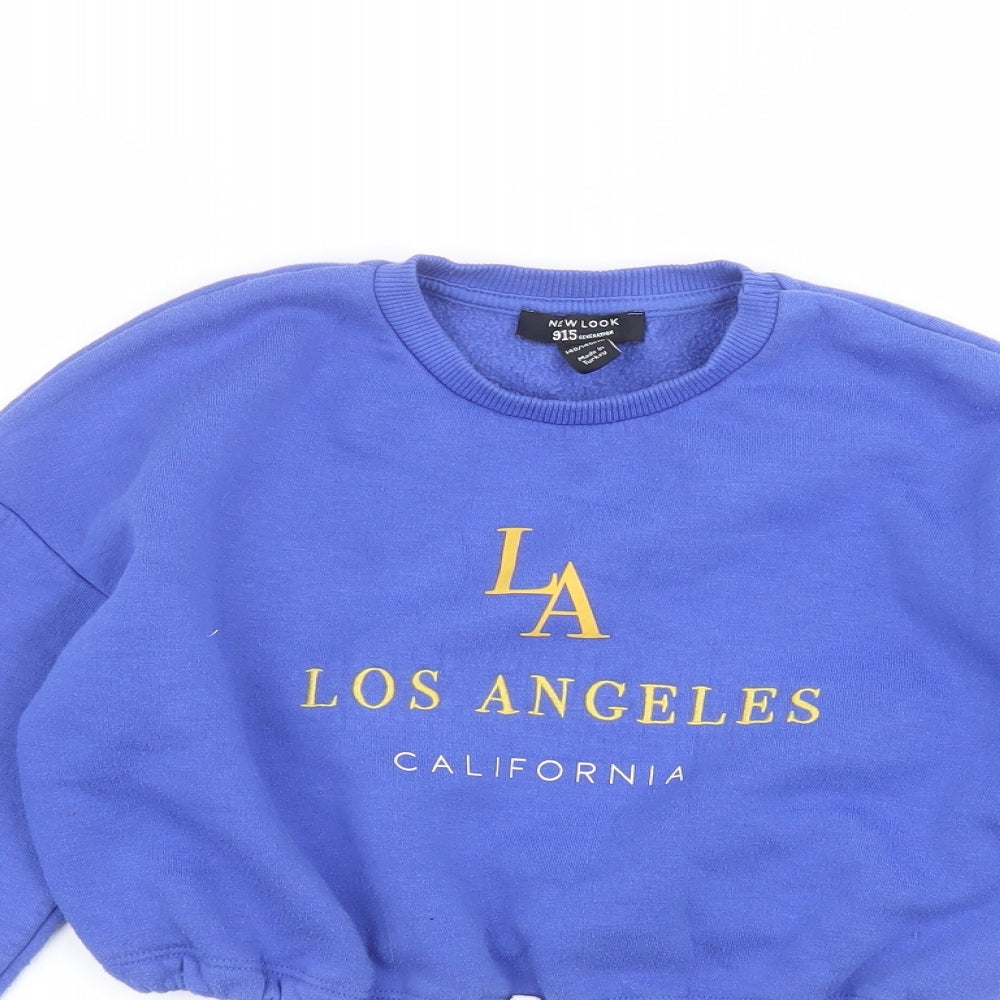 New Look Girls Blue   Pullover Jumper Size 10-11 Years