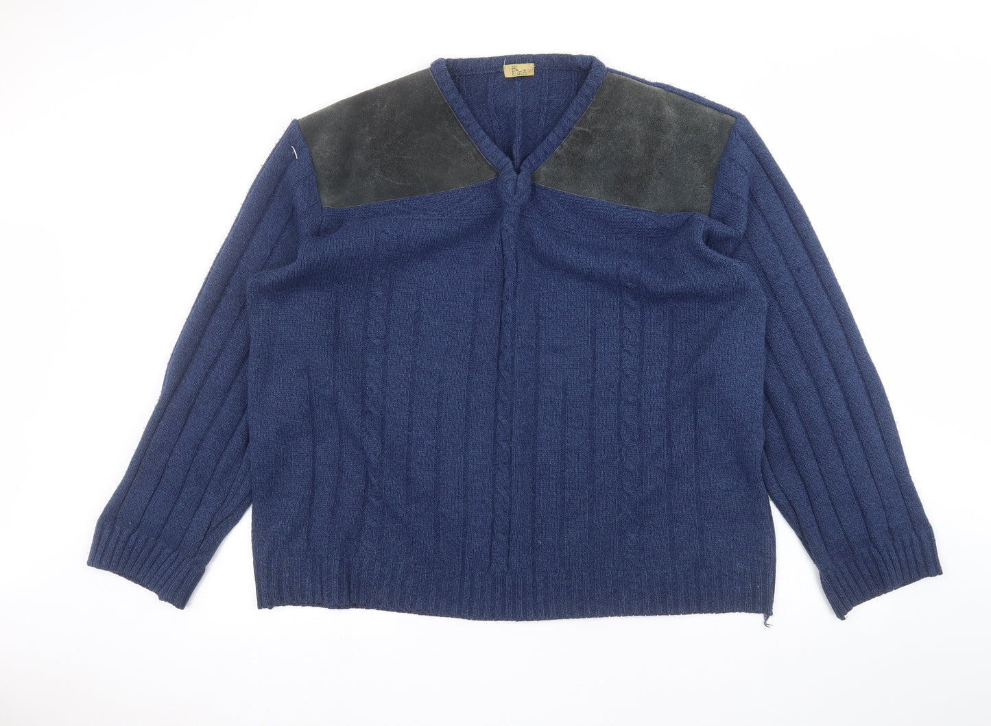 BHS Mens Blue   Pullover Jumper Size XL