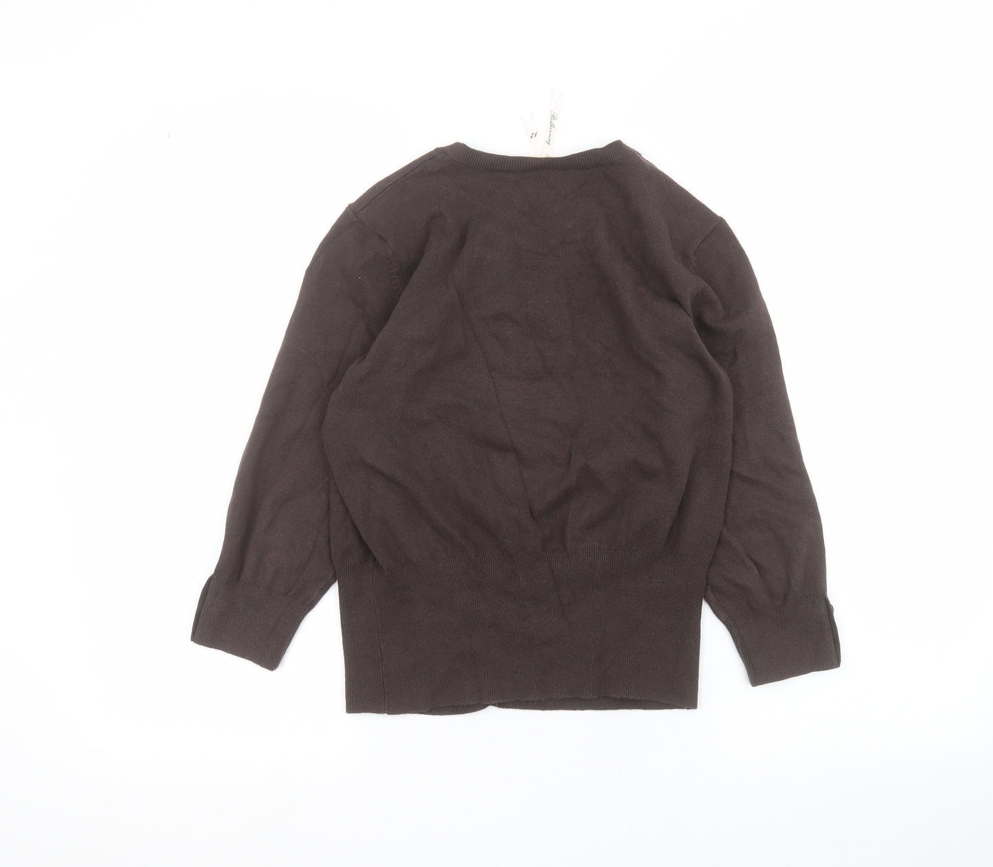 Debinhams Womens Brown   Cardigan Jumper Size 12
