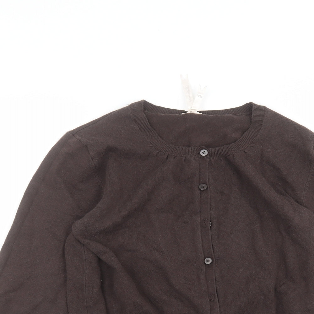Debinhams Womens Brown   Cardigan Jumper Size 12