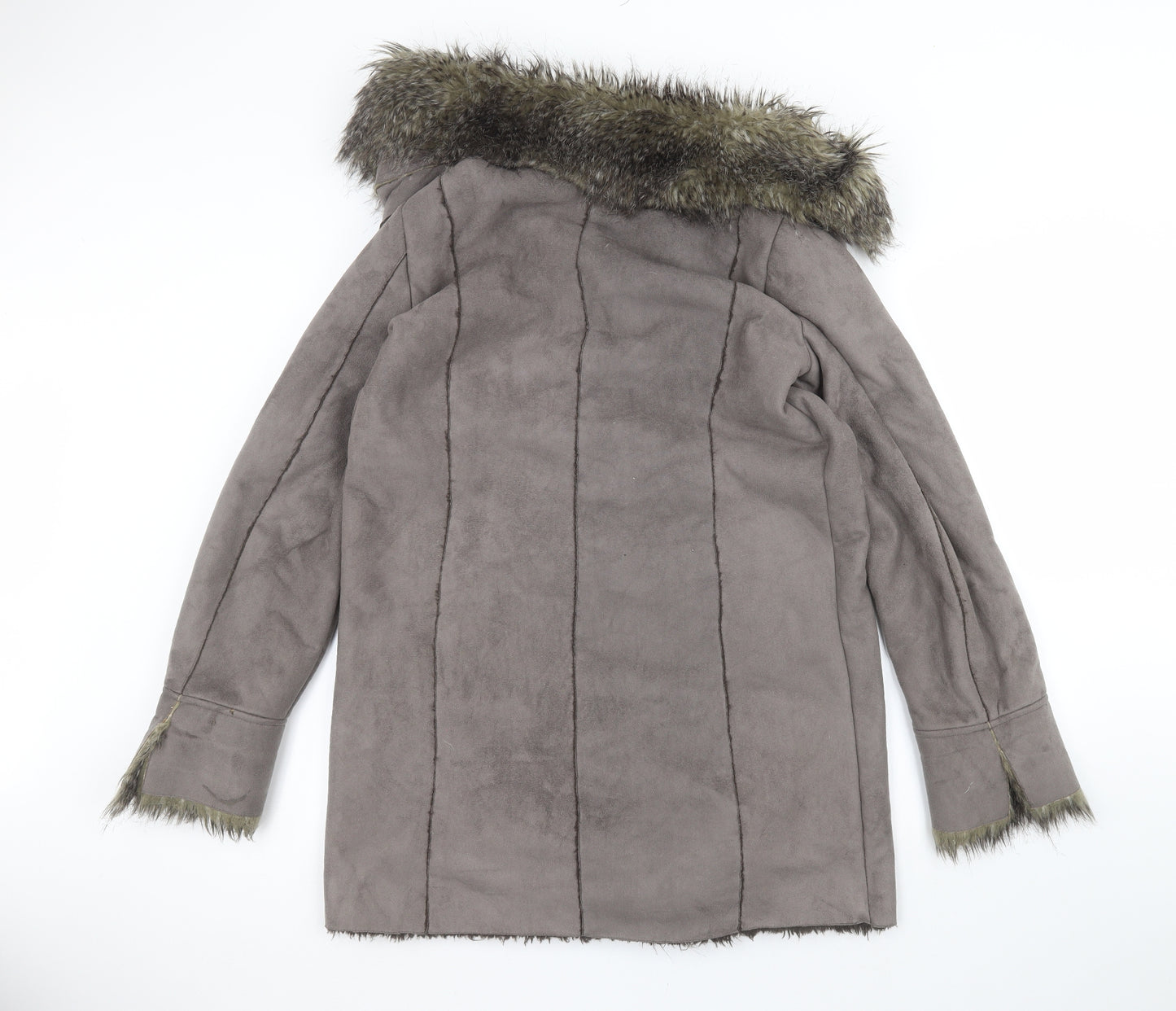 Joanna Hope Womens Grey   Jacket Coatigan Size 12