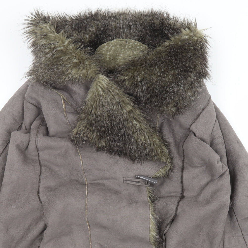 Joanna Hope Womens Grey   Jacket Coatigan Size 12