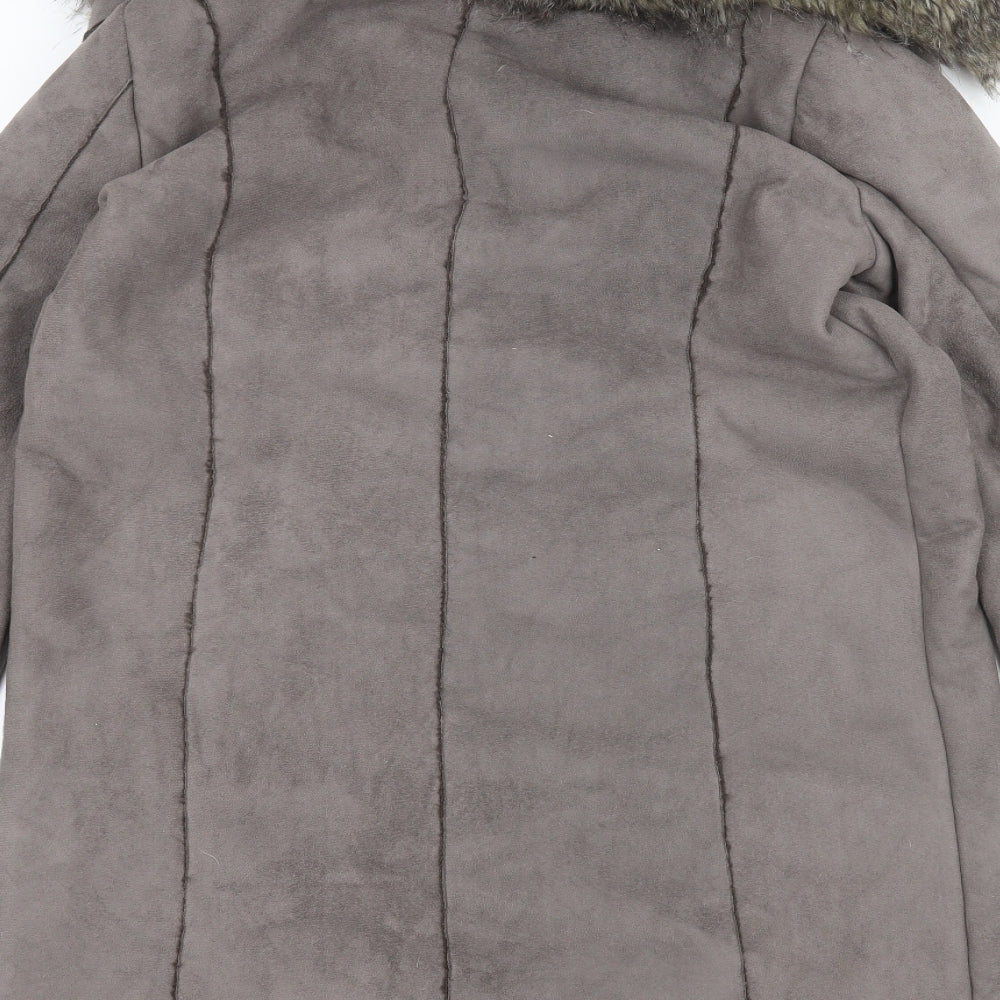 Joanna Hope Womens Grey   Jacket Coatigan Size 12