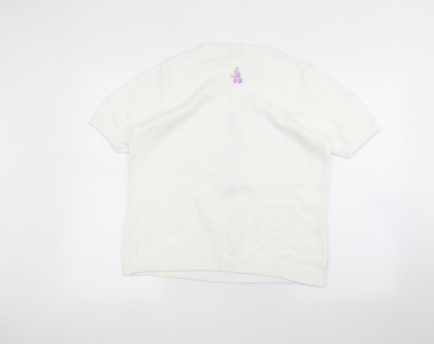 Tulchan Womens White   Pullover Jumper Size L