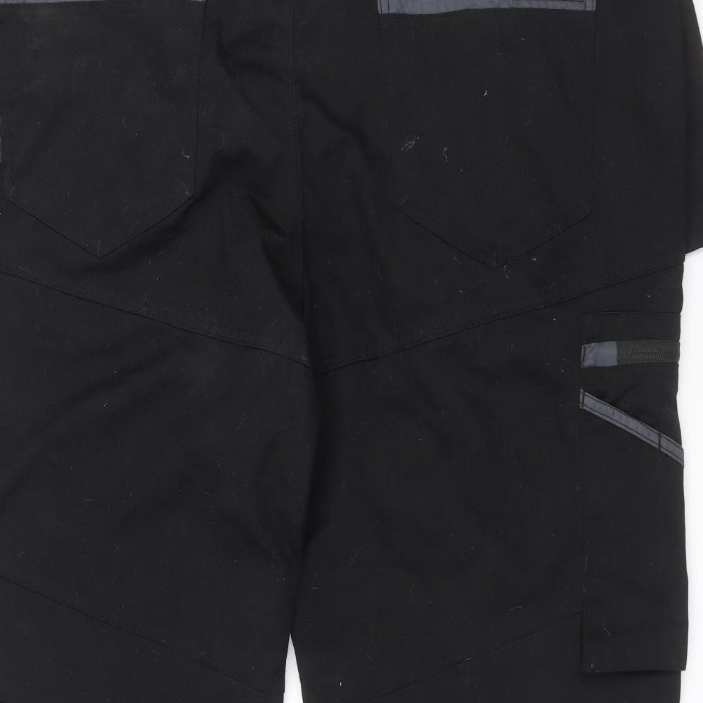 Axinite Mens Black   Cargo Trousers Size 48 in L30 in