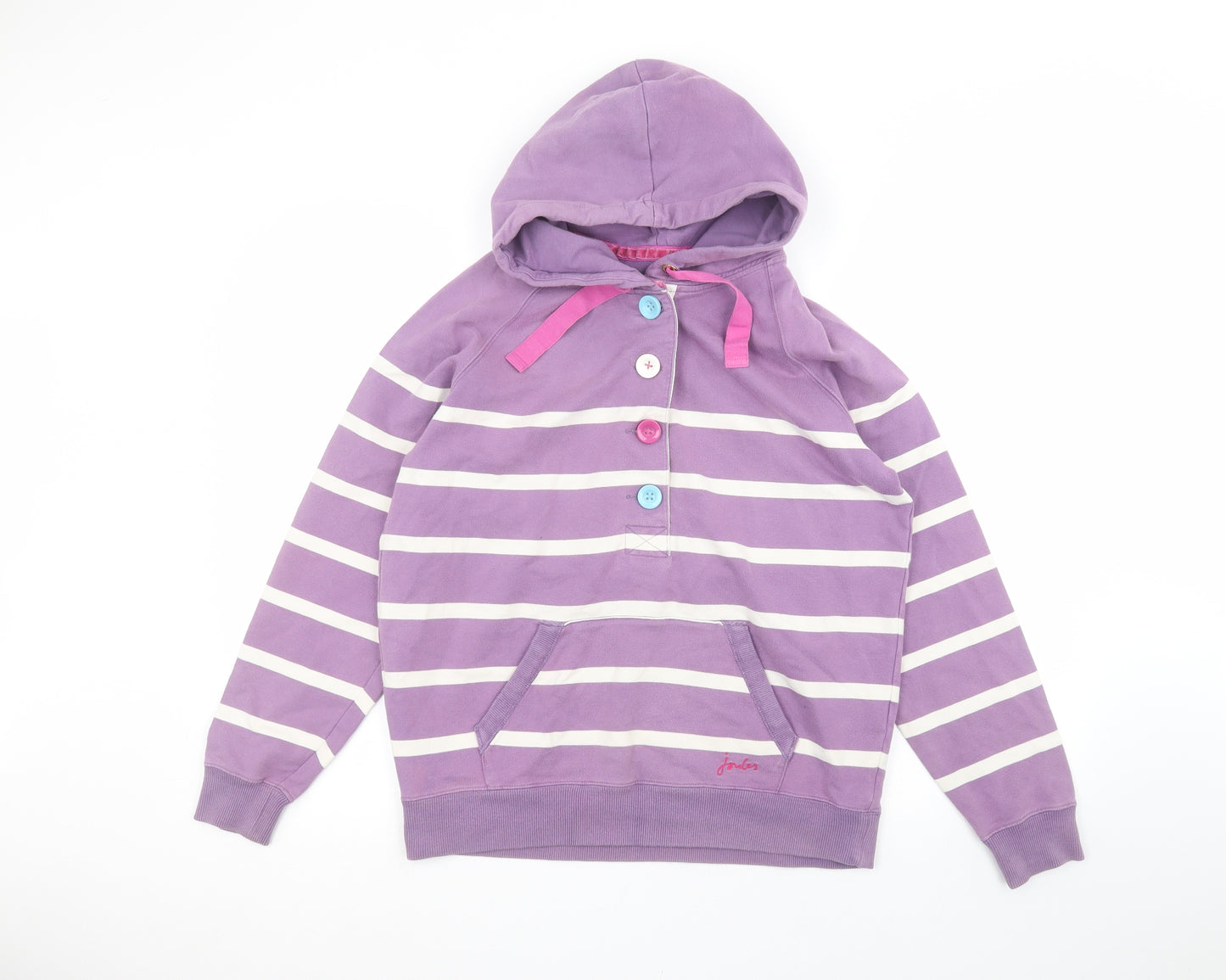 Joules Womens Pink   Pullover Hoodie Size 12