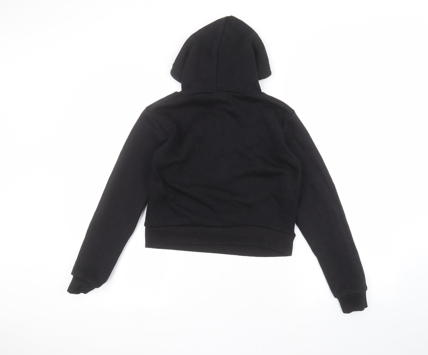 Preworn Girls Black   Pullover Hoodie Size S