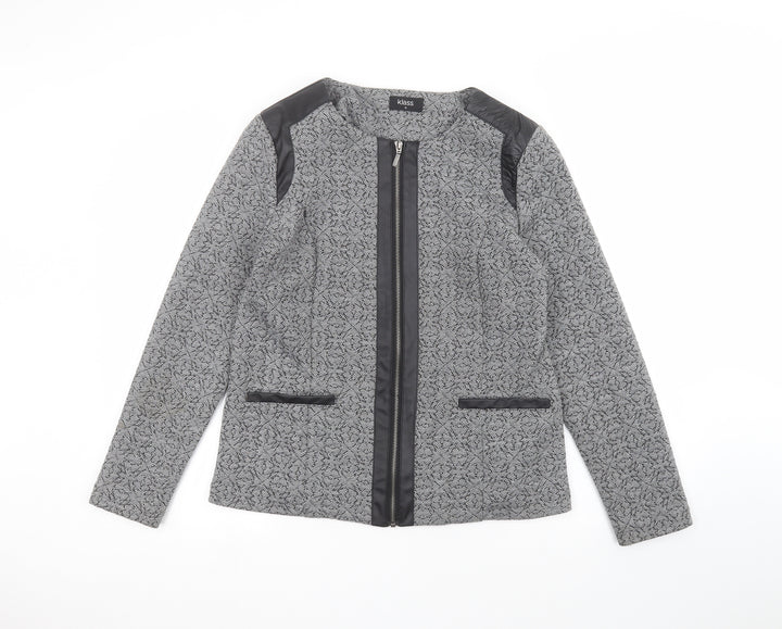 Klass Womens Grey Jacket Size 12
