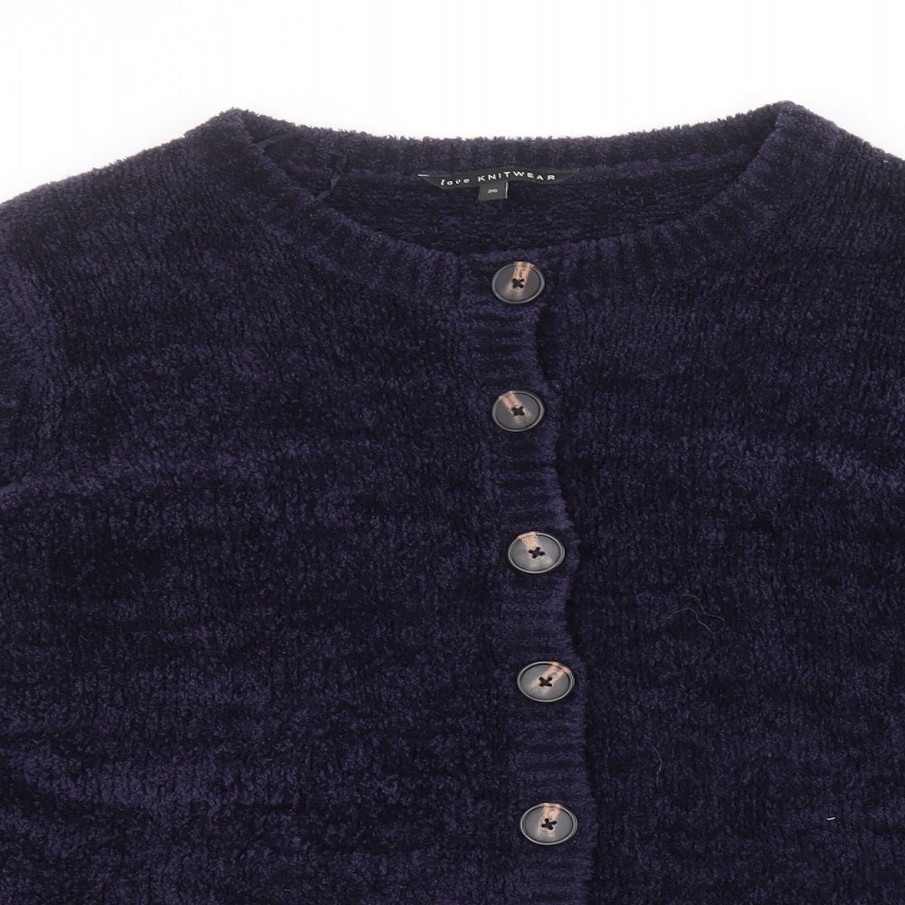 Bonmarché Womens Purple   Cardigan Jumper Size 26