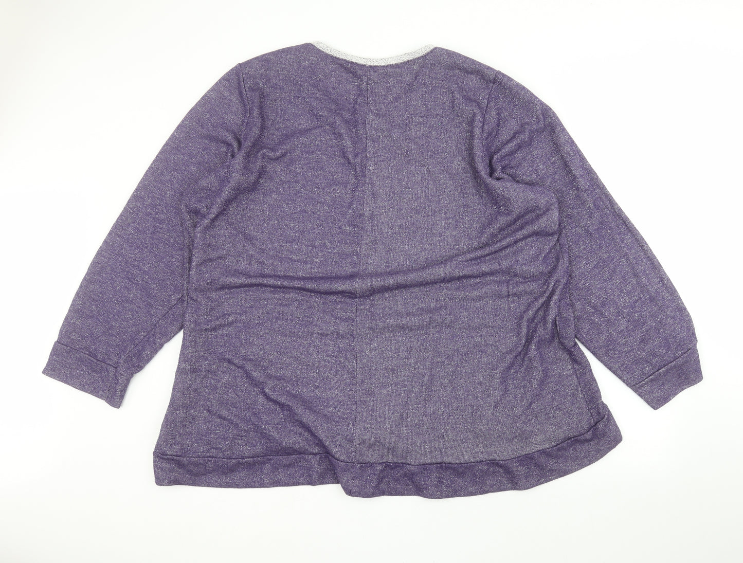 Yours Womens Purple   Pullover Jumper Size 30