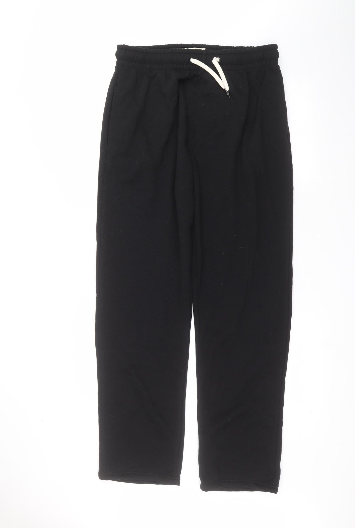 CEDAR Mens Black   Sweatpants Trousers Size L L30 in