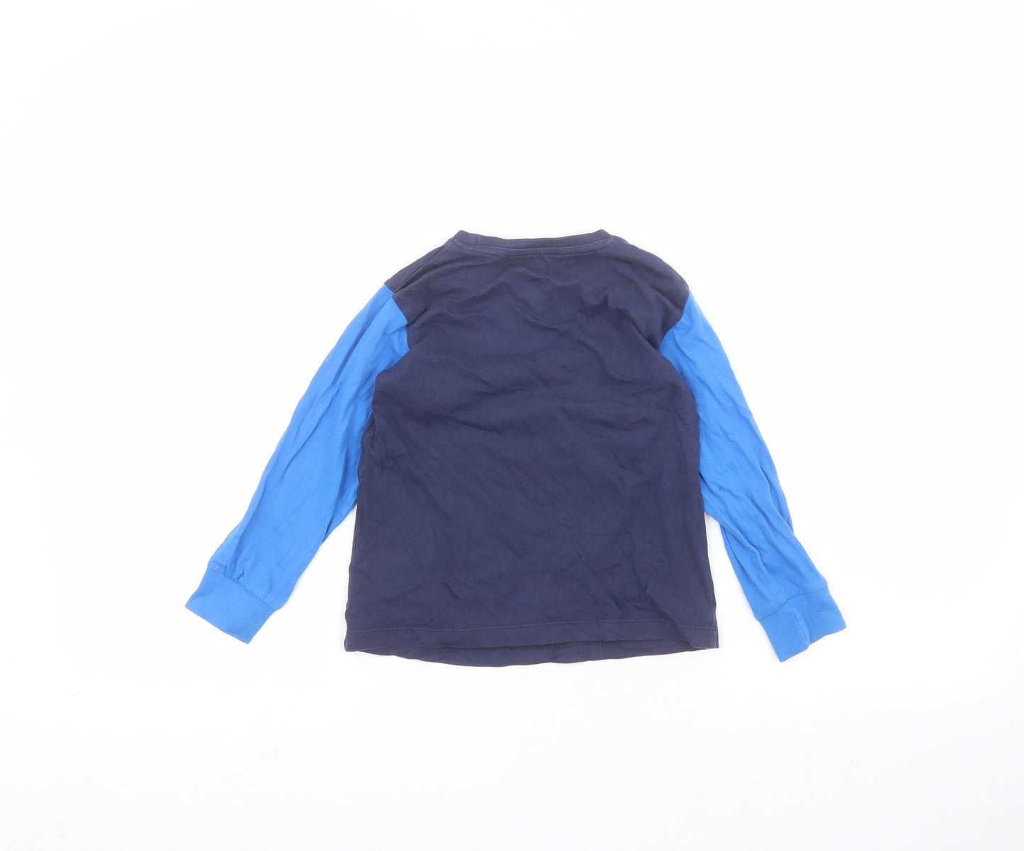 Matalan Boys Blue   Basic T-Shirt Size 3-4 Years