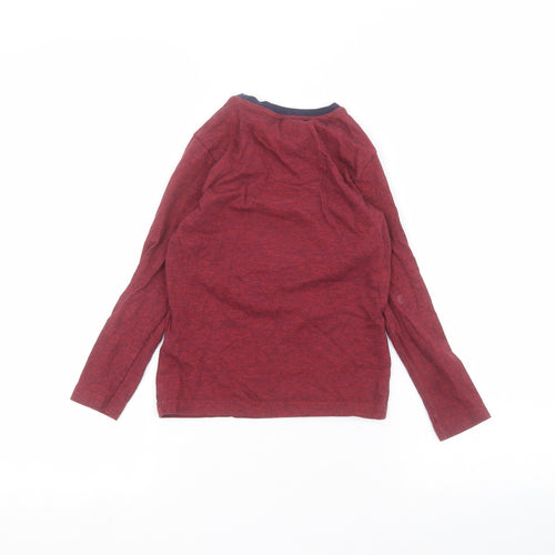 Marks and Spencer Boys Red   Basic T-Shirt Size 5-6 Years