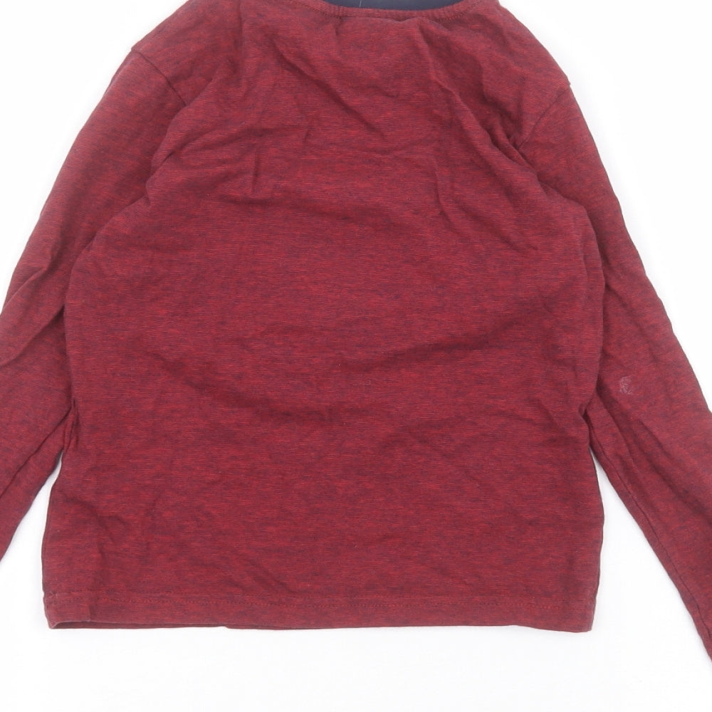 Marks and Spencer Boys Red   Basic T-Shirt Size 5-6 Years