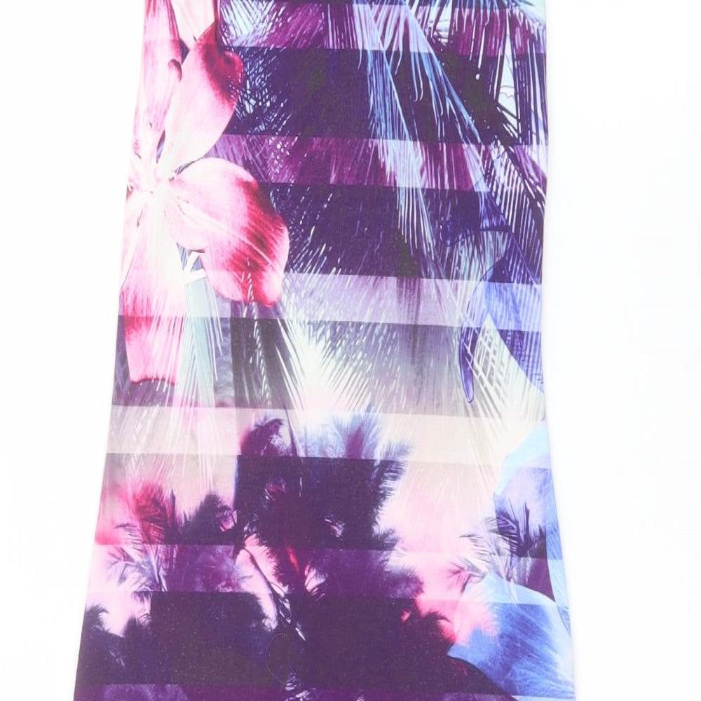 Lipsy Womens Pink Floral  Pencil Dress  Size 8