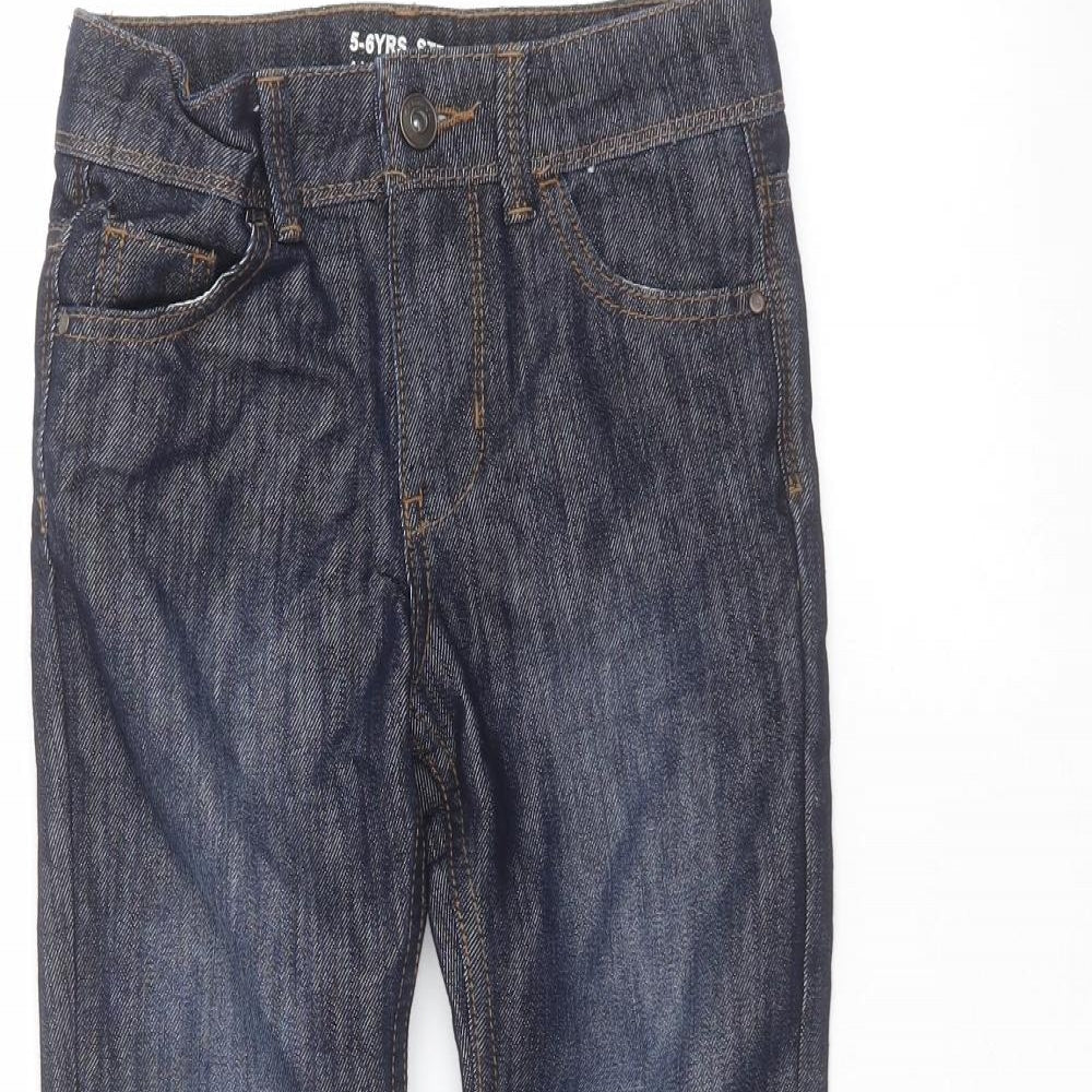 Denim & Co. Boys Blue   Straight Jeans Size 5-6 Years