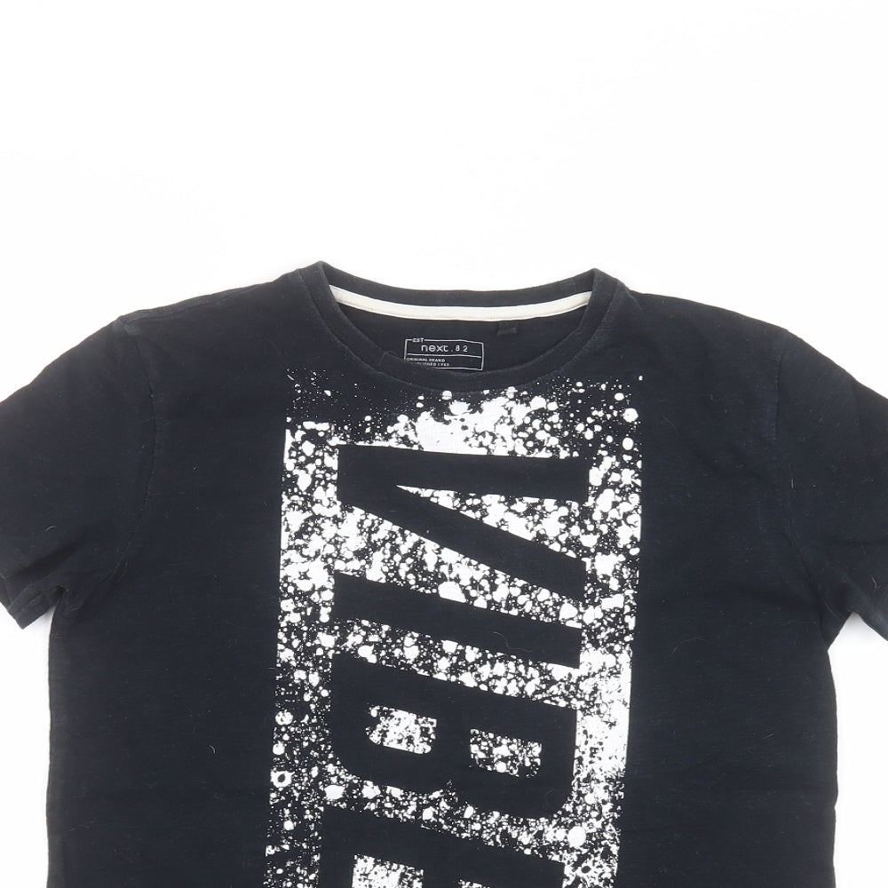 NEXT Boys Black   Basic T-Shirt Size 10 Years