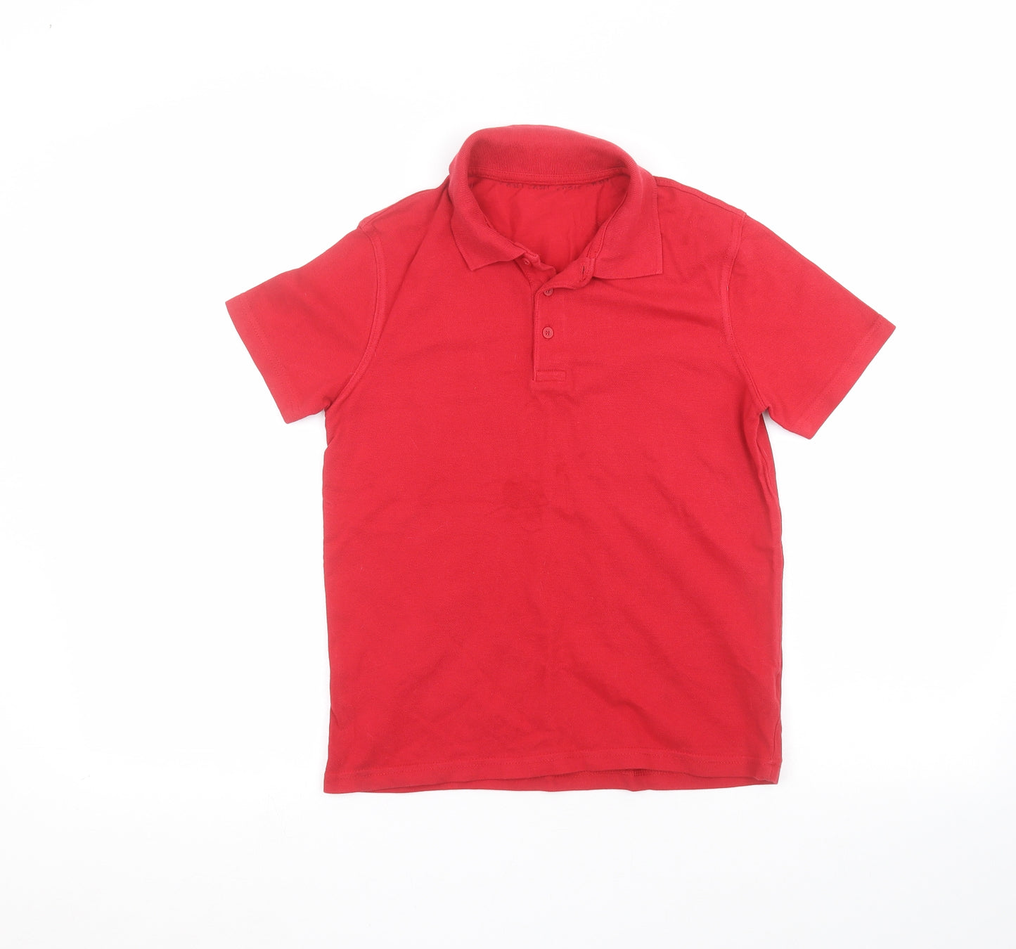 George Boys Red   Basic Polo Size 9-10 Years